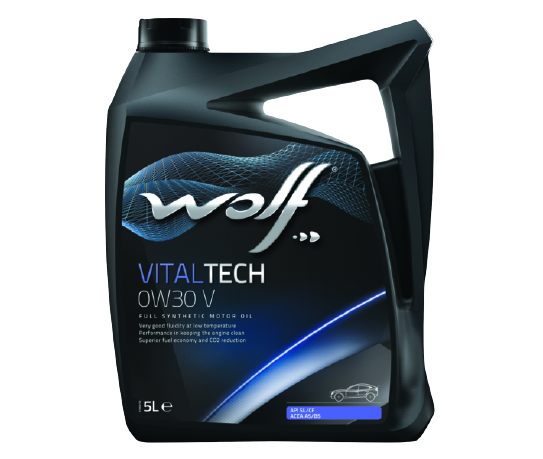 Моторное масло Wolf VitalTech 0W-30 V, 5л